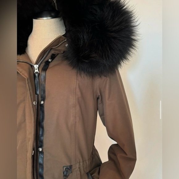 Mackage Enia Doen Winter Coat/Jacket Dark Green size Small (like New) - Picture 4 of 11